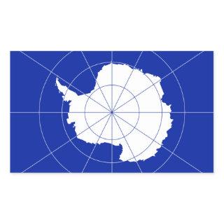 Antarctica Flag Sticker* Rectangular Sticker