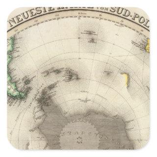 Antarctica, Southern Hemisphere Square Sticker