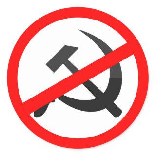 Anti-Communism Classic Round Sticker