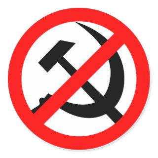 Anti-Communist Classic Round Sticker