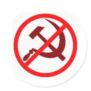 Anti-Communist Classic Round Sticker
