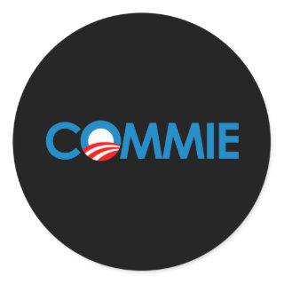 Anti-Obama - Commie Classic Round Sticker