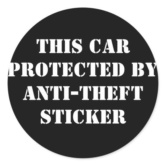 ANTI-THEFT Sticker