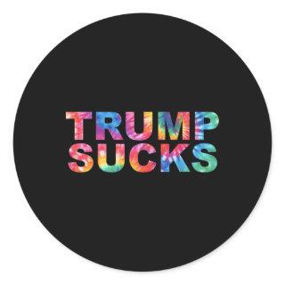 Anti Trump Shirts  Classic Round Sticker