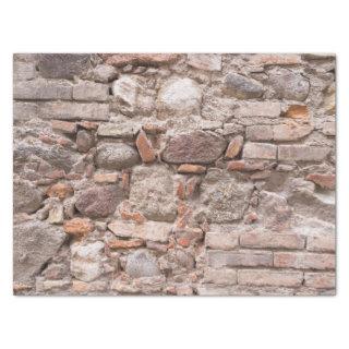 antique ancient walls of castle  tissue paper