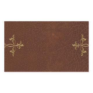 antique book binding rectangular sticker