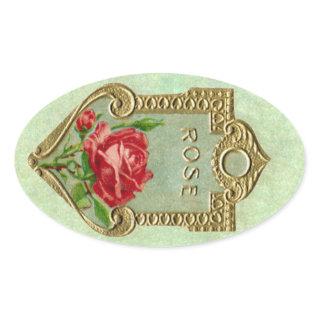 Antique French Rose Perfume Sticker
