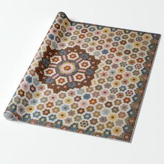 Antique Honeycomb Quilt Pattern - Folk Art Crafty