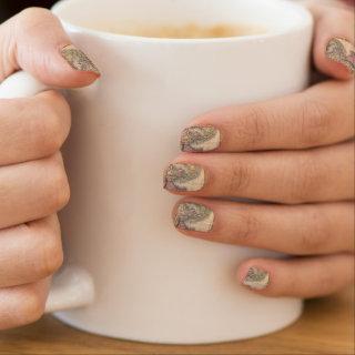 Antique Old Map Inspired (11) Minx Nail Art