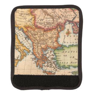 Antique Old Map Inspired (2) Luggage Handle Wrap