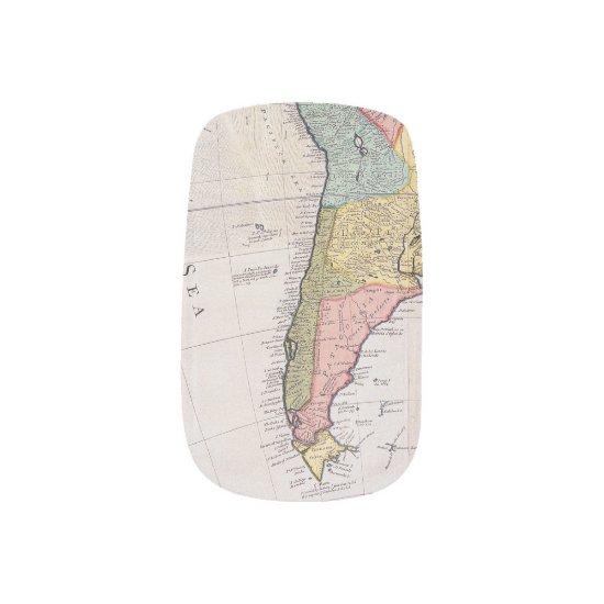 Antique Old Map Inspired (8) Minx Nail Art