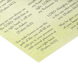 Antique Paper Bible Psalm Verses for Journals