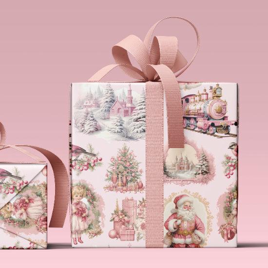 Antique Pink Victorian Christmas