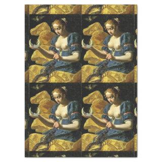 ANTIQUE RENAISSANCE TAROTS 18 /THE MOON TISSUE PAPER