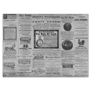 Antique Vintage Horticulture Ads Ephemera Tissue Paper