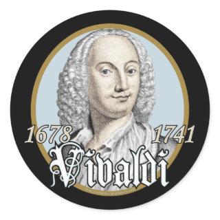Antonio Vivaldi Classic Round Sticker