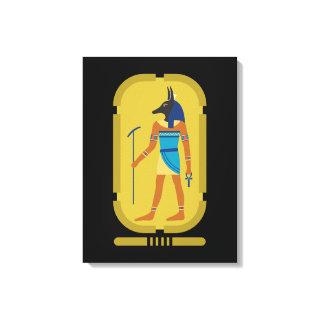 Anubis Egyptian God Of Mummification Canvas Print
