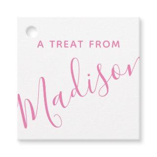 Any Color - Script Name Gift or Favor Tags
