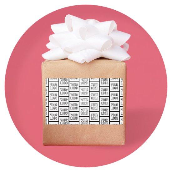 Any Logo or Image Repeating Pattern Rectangular Sticker