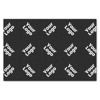 Any Logo or Uploaded Image | Scattered Pattern  Tissue Paper