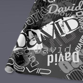 Any Name Customizable Creative Black & White
