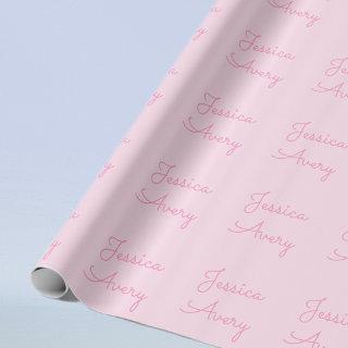 Any Name | Cute Pink Cursive