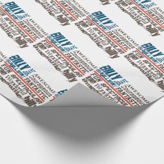 Any Name USA Flag Thin Line Personalized
