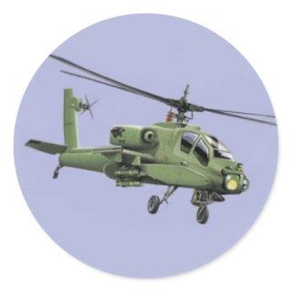 Apache Helicopter sticker