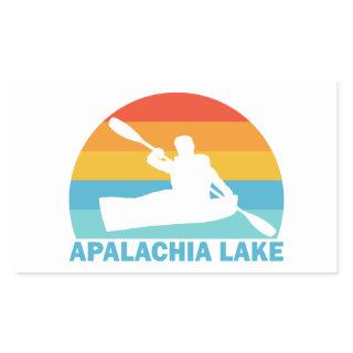 Apalachia Lake North Carolina Kayak Rectangular Sticker