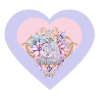 Aphrodite goddess of love roses by Renee Heart Sticker