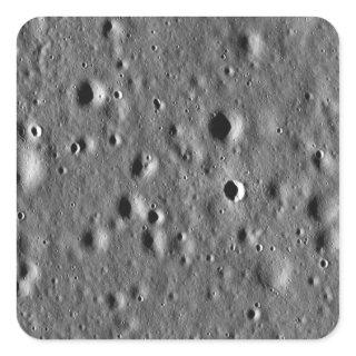 Apollo 11 landing site square sticker