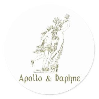 Apollo & Daphne Classic Round Sticker