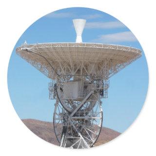 Apollo Deep Space Dish Antenna Classic Round Sticker