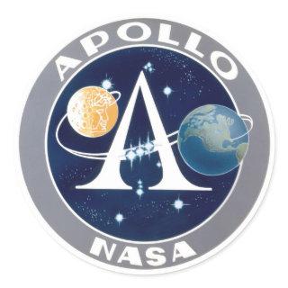 Apollo Program Logo Classic Round Sticker