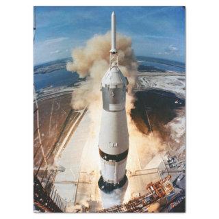 Apollo Saturn V Rocket launch to Moon 1969 Tissue Paper