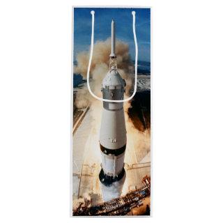Apollo Saturn V Rocket launch to Moon 1969 Wine Gift Bag