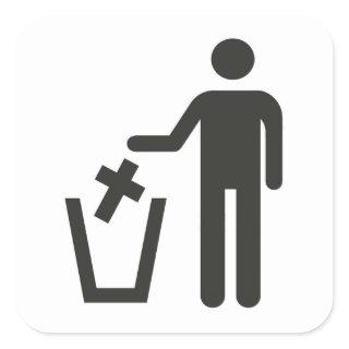 Apostasy Square Sticker