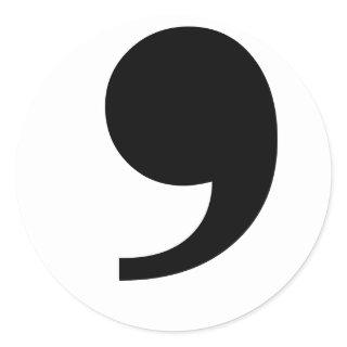 Apostrophe/Comma Sticker