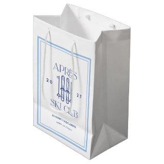 Apres Ski Club Winter Skiing Bachelorette Party Medium Gift Bag