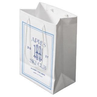 Apres Ski Club Winter Skiing Bachelorette Party Medium Gift Bag