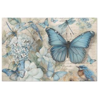 April blues tissue paper