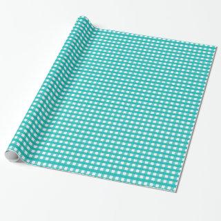 Aqua Blue Plaid