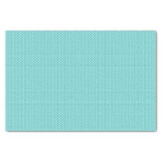 Aqua Polka-dots Tissue Paper