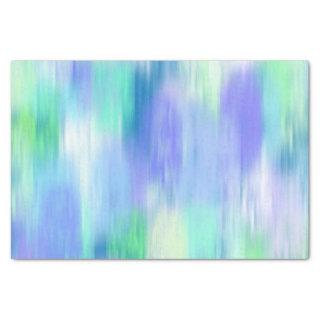 Aqua Turquoise Purple Modern Abstract Tissue Paper