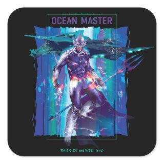 Aquaman | Ocean Master King Orm Refracted Graphic Square Sticker