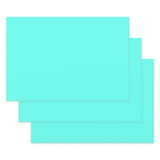 Aquamarine   (solid color)   sheets