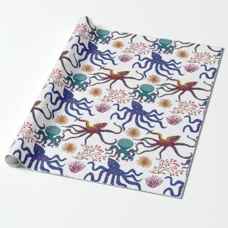 Aquatic animals pattern | ocean underwater life 27