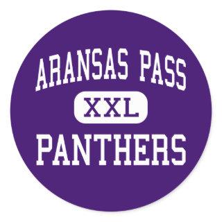 Aransas Pass - Panthers - High - Aransas Pass Classic Round Sticker