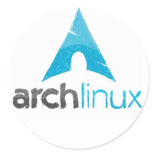 Arch Linux Logo Classic Round Sticker