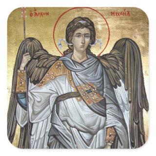 Archangel Michael Square Sticker